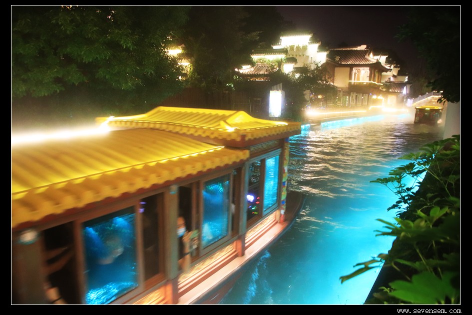 南京秦淮河夜景2020