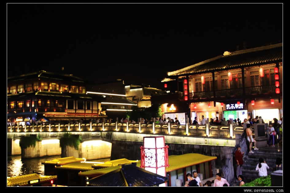 南京秦淮河夜景2020